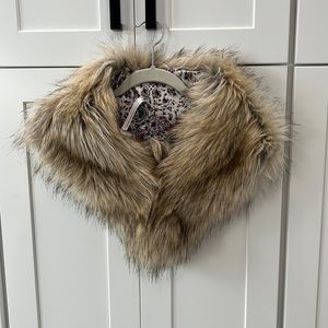 Anthropologie faux fur collar/ scarf/ neck wrap